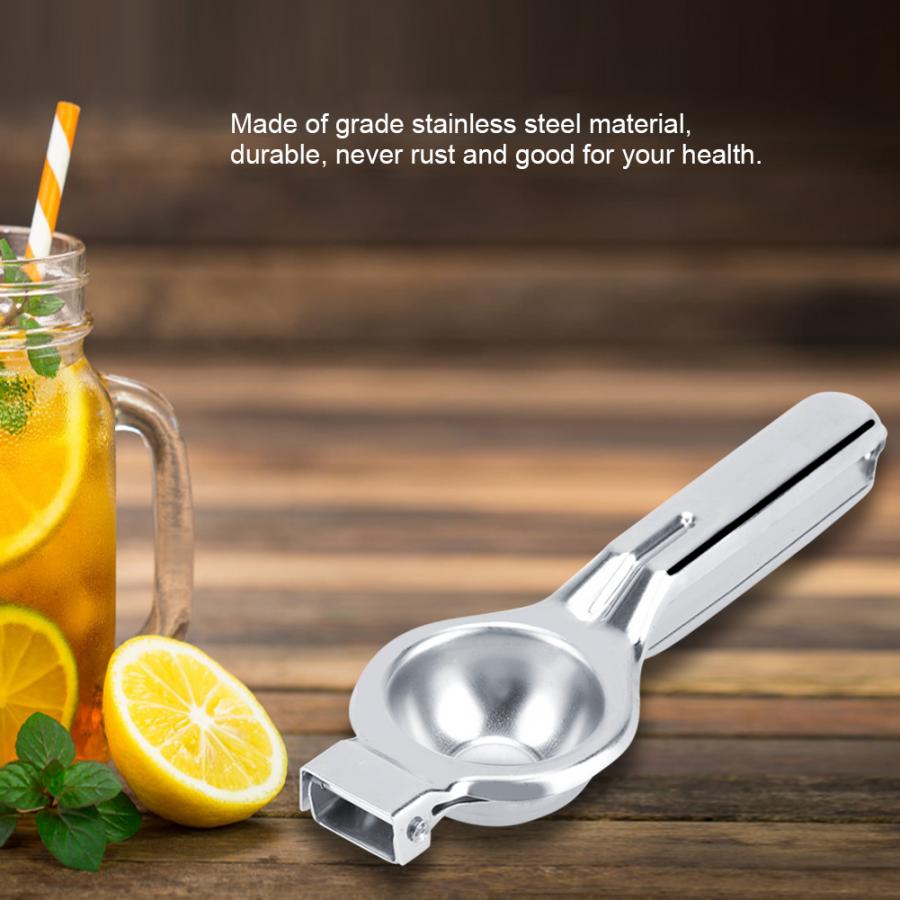 Lemon Ergonomic Mini Stainless Steel Lemon Squeezer Lime Juicer
