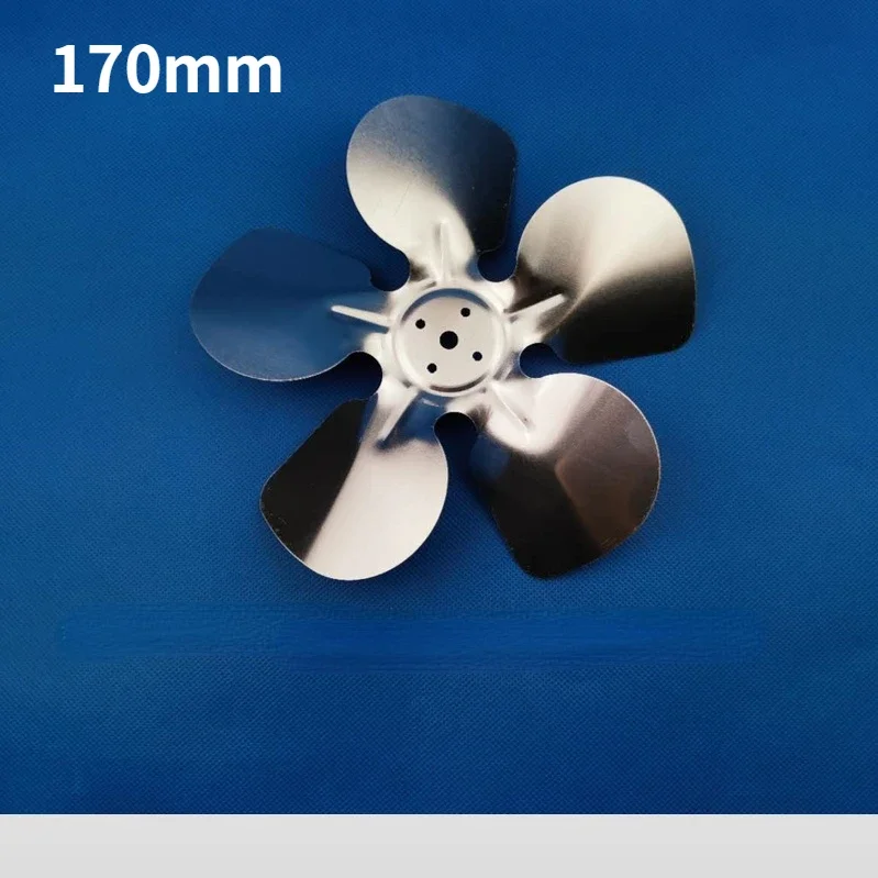 28 ° 200 300MM aspa del ventilador del condensador del refrigerador aspa del ventilador del motor del congelador de la aleación de aluminio: Índigo