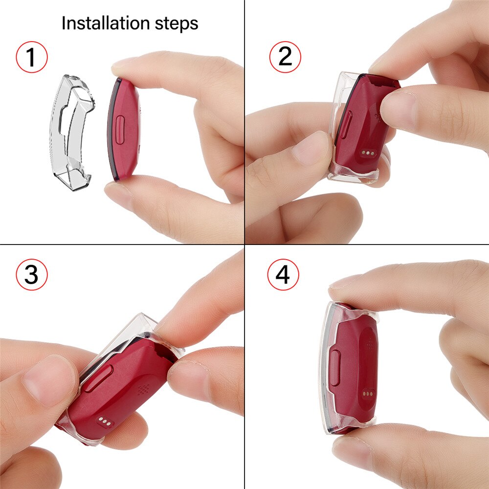 TPU Case For Fitbit Inspire HR All Around Screen Protective Shockproof Shell For Fitbit Inspire watch Accessories