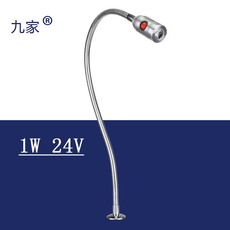 Jiujia LED Machine lumière Long bras tuyau ménage Micro-machine outil travail lumière 1W 24V col de cygne lampe véritable