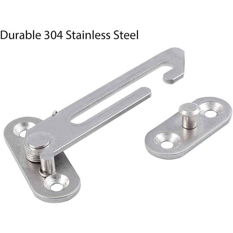 4Pcs Window Restrictor Locks for Upvc Window Restrictor Hook Security Lock Stainless Steel Child Lock Restrictor
