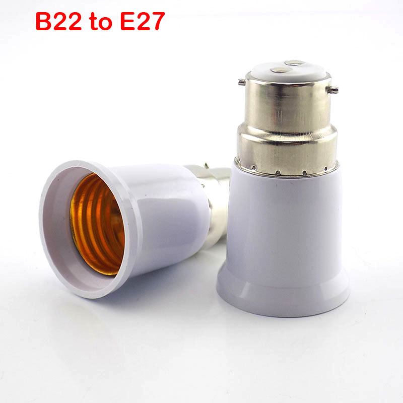 GU10 G9 B22 E27 E14 E12 Led Lamp Bulb Base Conversion Holder Converter Socket Adapter Fireproof Material For Home Light Lighitng: Gold