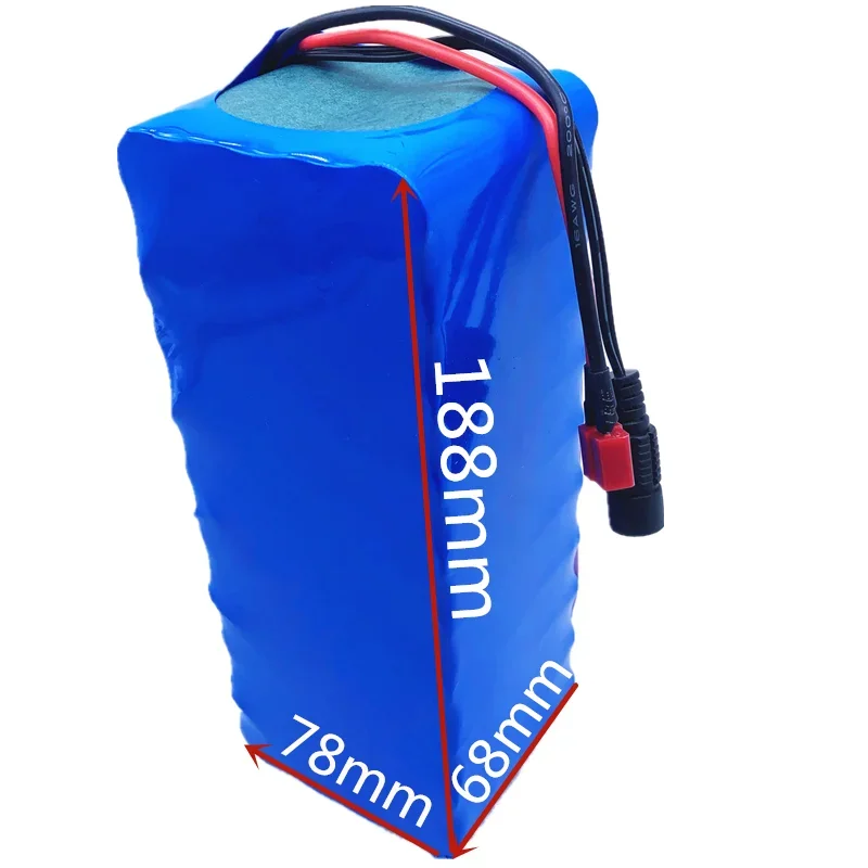 36V battery 10S4P 18650 100Ah battery pack 1000W high power battery 42V 100000mAh Ebike electric bike BMS+42V2A Charger