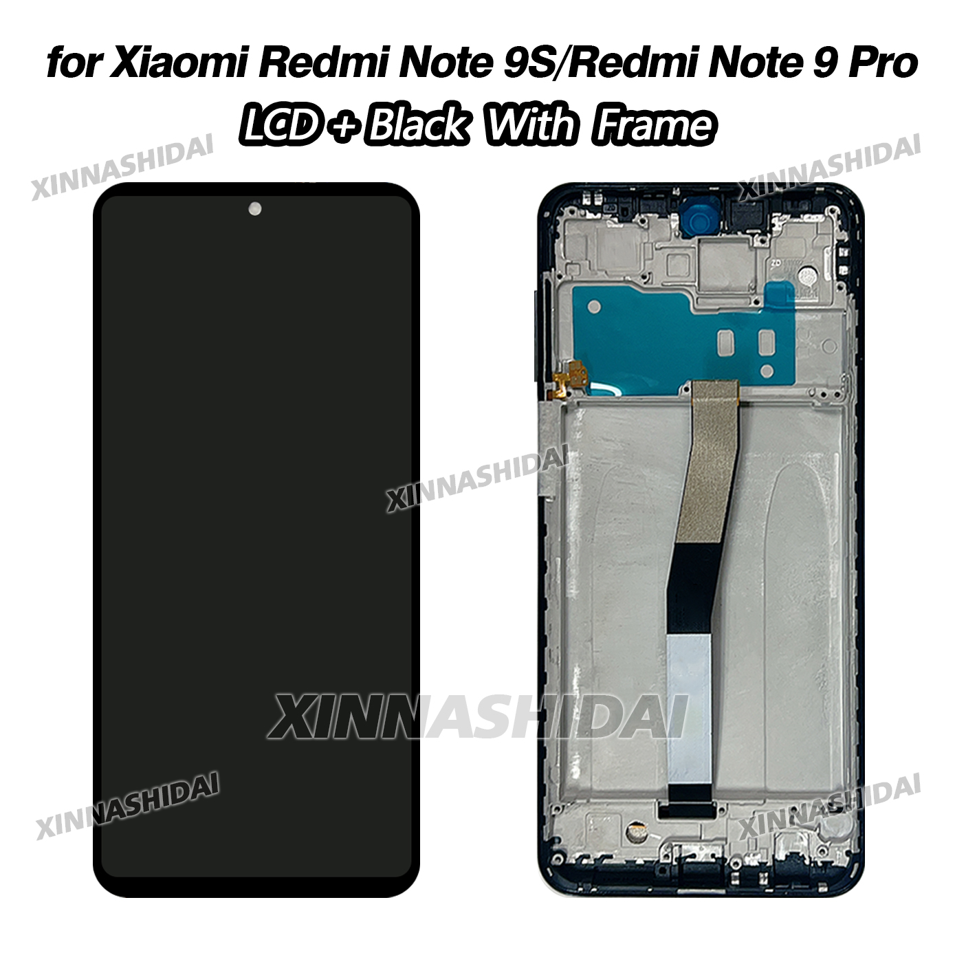 Pantalla para Xiaomi Redmi Note 9S pantalla Lcd pantalla táctil Digital para Redmi Note 9 Pro M2003J6B2G M2003J6A1G reemplazo de la pantalla: Lino