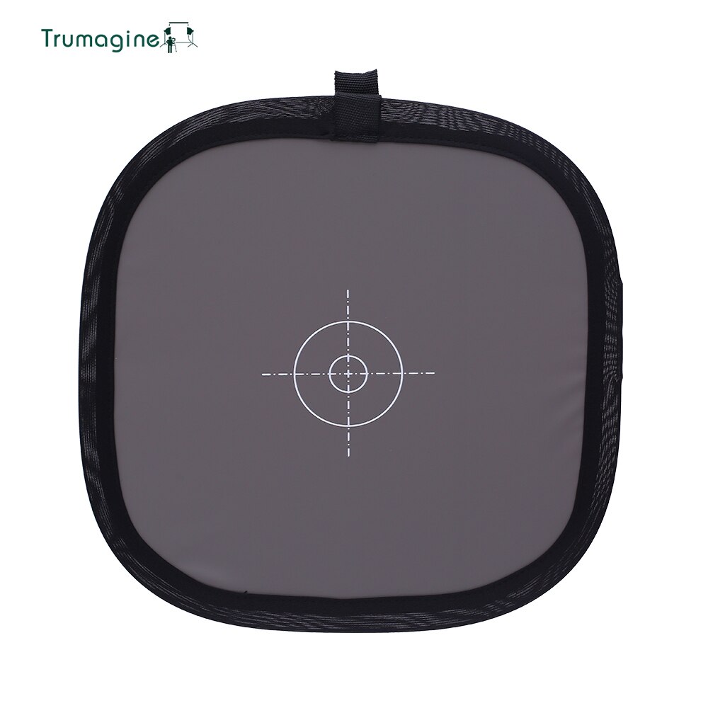 TRUMAGINE 30CM Draagbare Grijs Kaart Licht Reflector Witbalans Double Face Focus Board met Draagtas