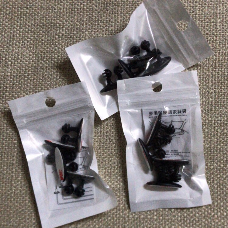 Car Charging Cable Clamp Self Stick Wire Organizer Line Cable Clip Office Network Cable Retainer Usb Charger Cable Holder 2022: 4 pic