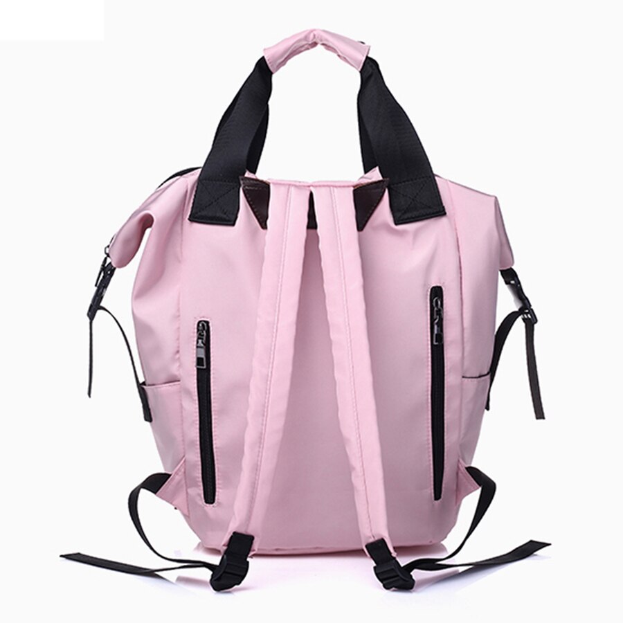 Nylon Waterdichte Rugzak Vrouwen Grote Capaciteit Schooltassen Casual Effen Kleur Reizen Laptop Rugzak Tiener Meisjes Bookbags