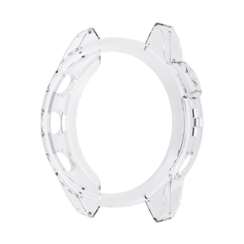 Funda protectora para Garmin Fenix 7, carcasa protectora de reloj inteligente, Marco suave y transparente de TPU, carcasa de parachoques para Garmin Fenix 7 7S 7X: Clear white / for Fenix 7X