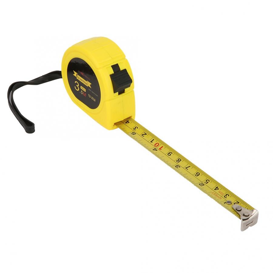 Messen 3.5m Stainless Steel Tape Measure Retractable Building Measuring Tool