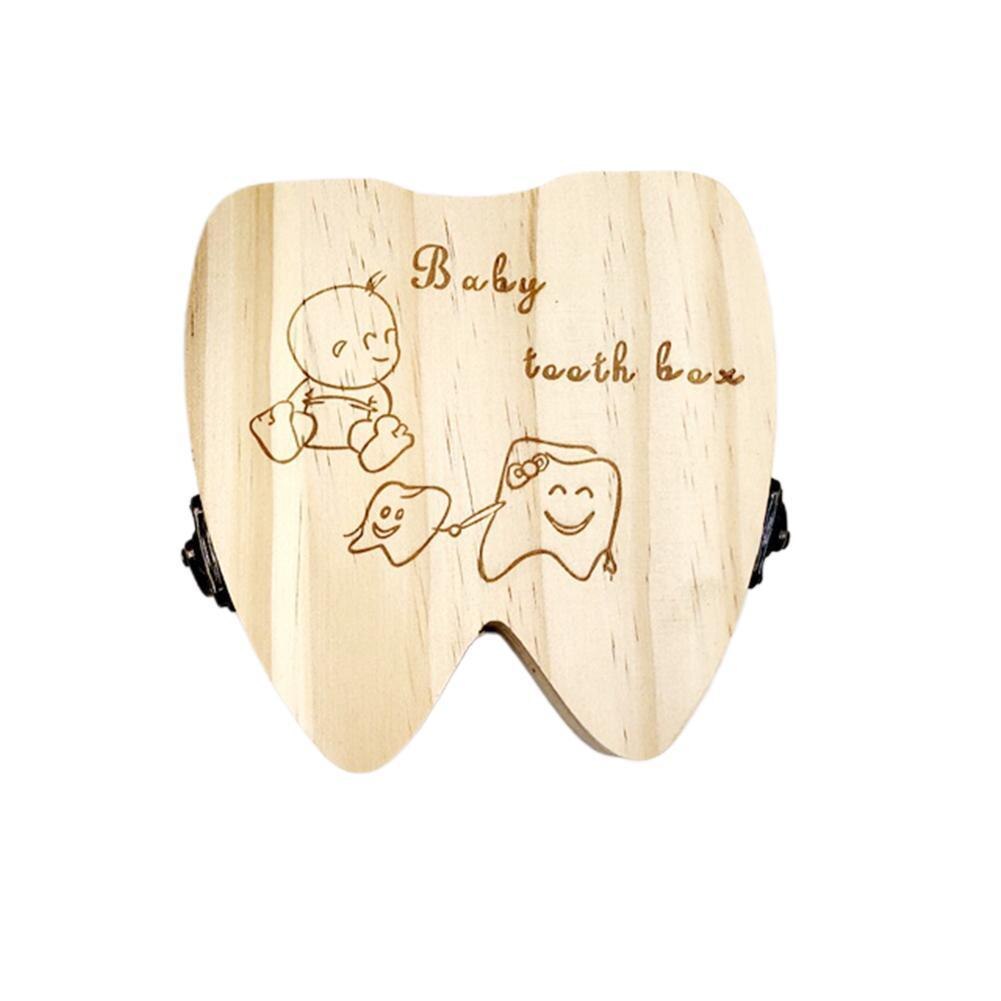 Baby Haar Abstellraum Baby Zähne Kasten Baby Kasten Souvenir Holz Lagerung Milch Organizer Zähne Nabelschnur Storag