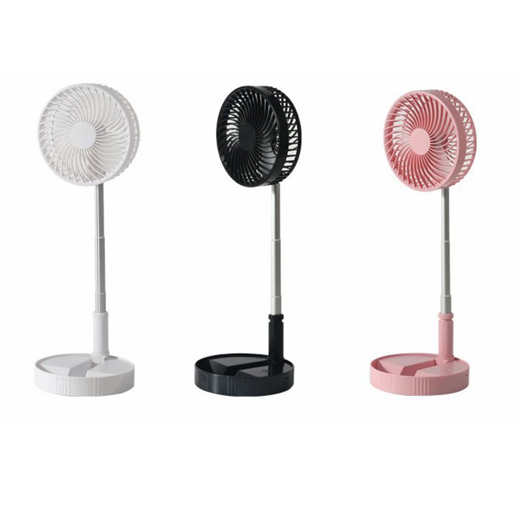 P9 Outdoors Portable Folding Usb Floor Fan Fourth Gear Wind Speed Office Mute Cycle Rechargeable Fan