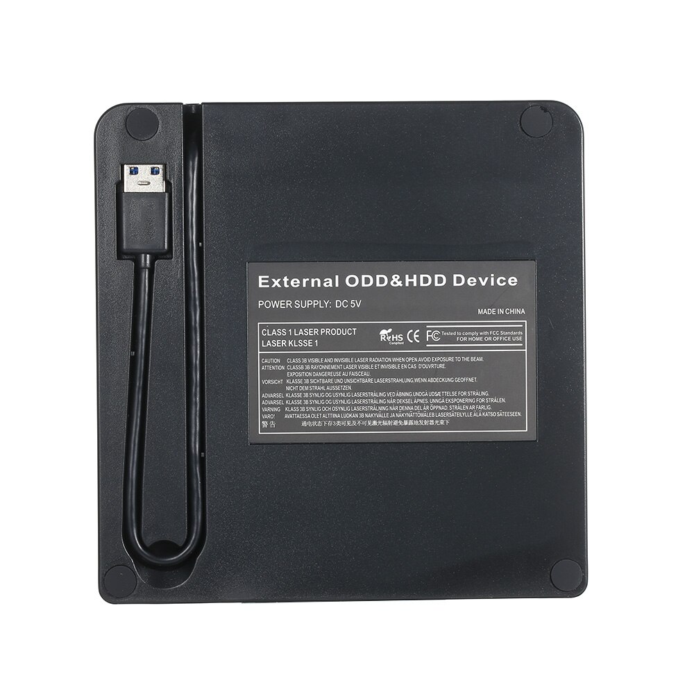 Przenośny USB 3.0 zewnętrzny dysk CD DVD-RW Rom Rewriter pisarz ultra-cienki dysk twardy dane transferu urządzenia dla systemu okna Linux OS