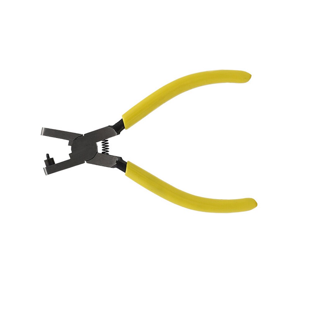 Universele Hand Leather Strap Watch Band Belt Perforator Geel Kleine Perforator Tang Gereedschap Met 2.0 Mm (Ronde gat)