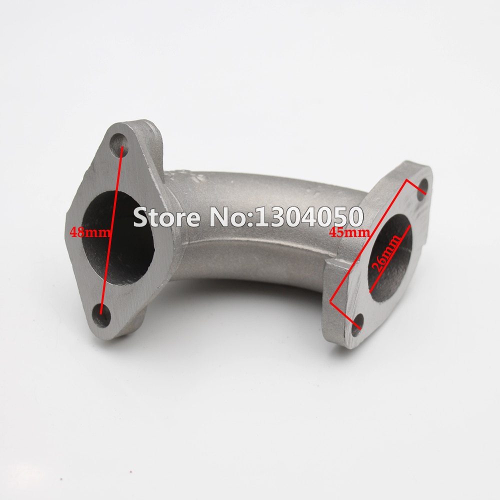 Intake Manifold Pipe 26mm Carburetor intake Manifold Gasket Spacer Screw 110 125 140 150CC Kazuma ATV Lifan YX Dirt bike 56-2 FA