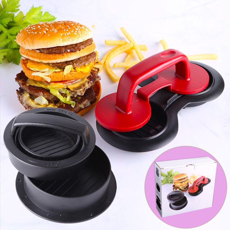 Hamburger Meat Pressing Machine Ultimate 3in1 burger making tool for Grilling Regular Beef Burger Accessorie Burger Patties
