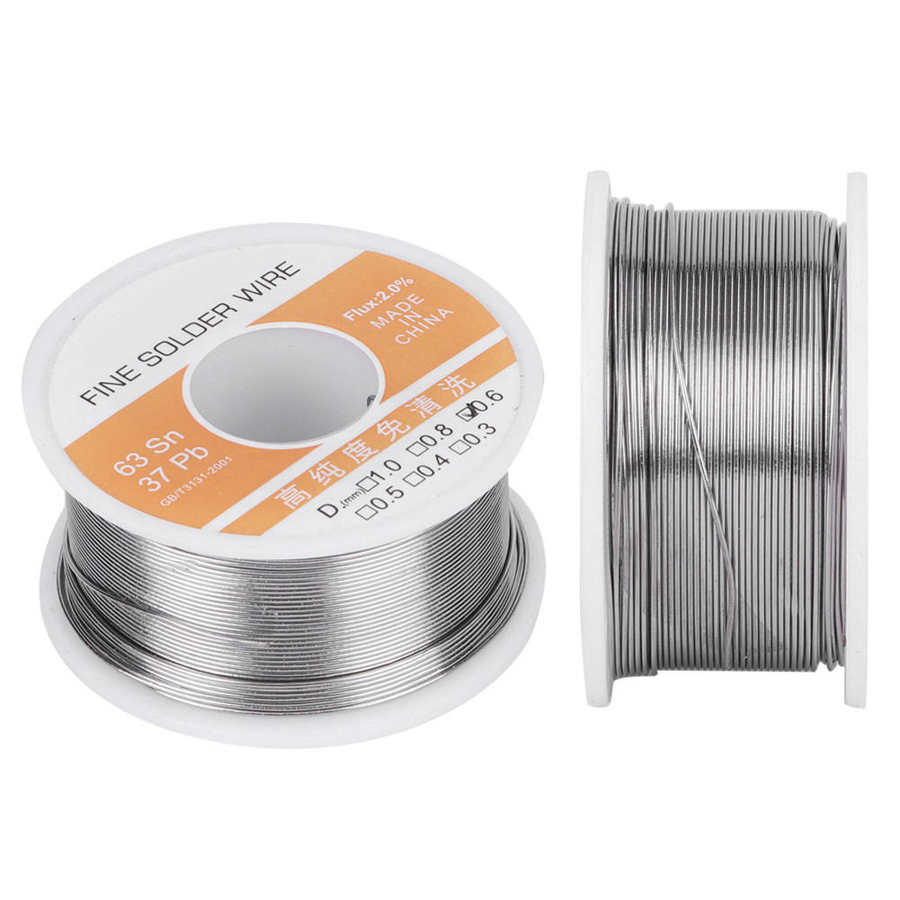 Zinn Draht Enthält Fluss Keine Reinigung Lötkolben Schweißen Zubehör 1.0/0,6mm für Elektrische Lot Draht