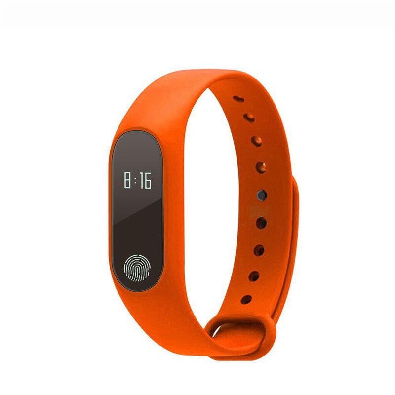M2 Heart Rate Smart Stride meter Bluetooth 4.0 Smartband & Sleep Monitor: Orange