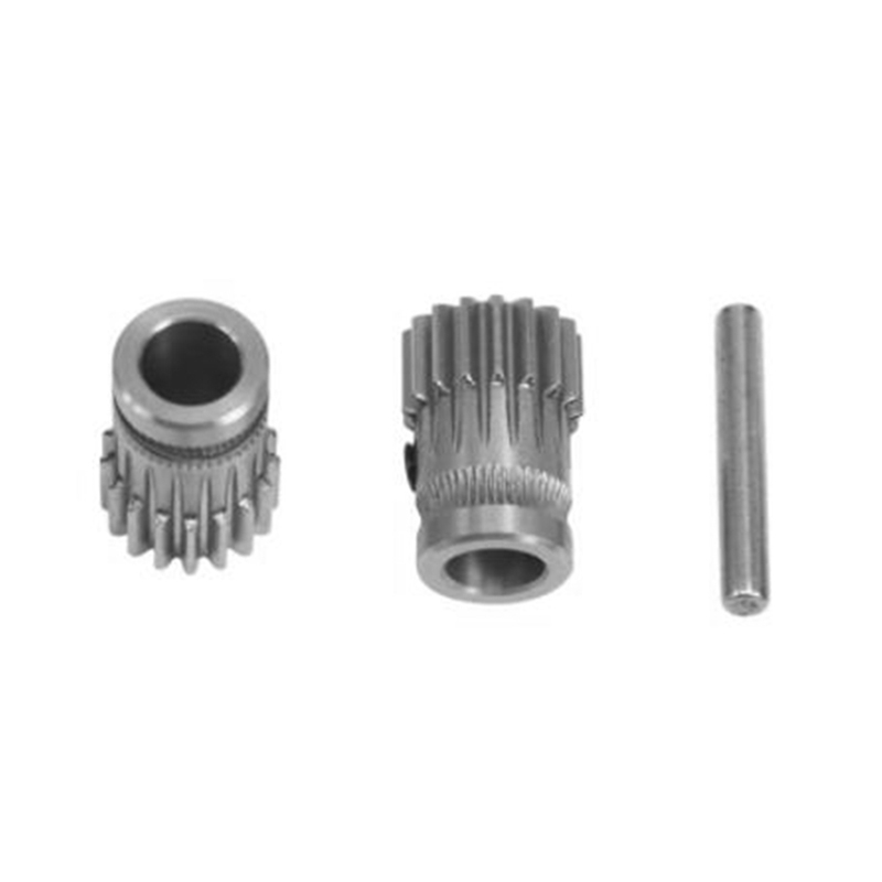 2X 3D Printer MK3 Drive Gear Extruder Dual Gears Kit Drive Gears Extrusion Wheel for Prusa I3 MK2 MK2S 3D Printer