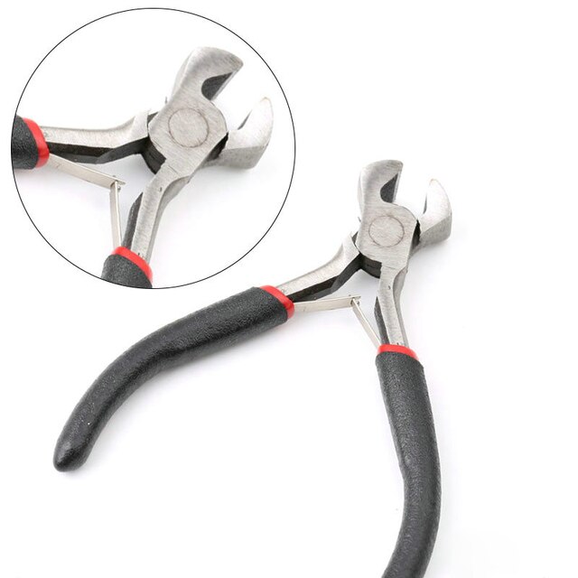 Diagonale Zangen Schmuck Reparatur Werkzeug Bausatz Runde Nase Zange Nadel Zange Draht Schneider für Schmuck, sterben DIY Handgemachte Werkzeuge: D1115