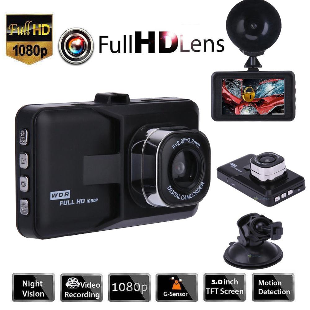 3.0 "Lcd 1080P Hd Auto Dvr Dash Camera Video Recorder G-Sensor 170 Graden Nachtzicht
