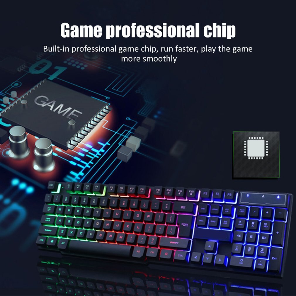 Keyboard Mouse Set Adapter for PS4 PS3 Xbox One for Xbox 360 Gaming Rainbow LED Typewriter Inspired Mechanical Keyboard USB RGB