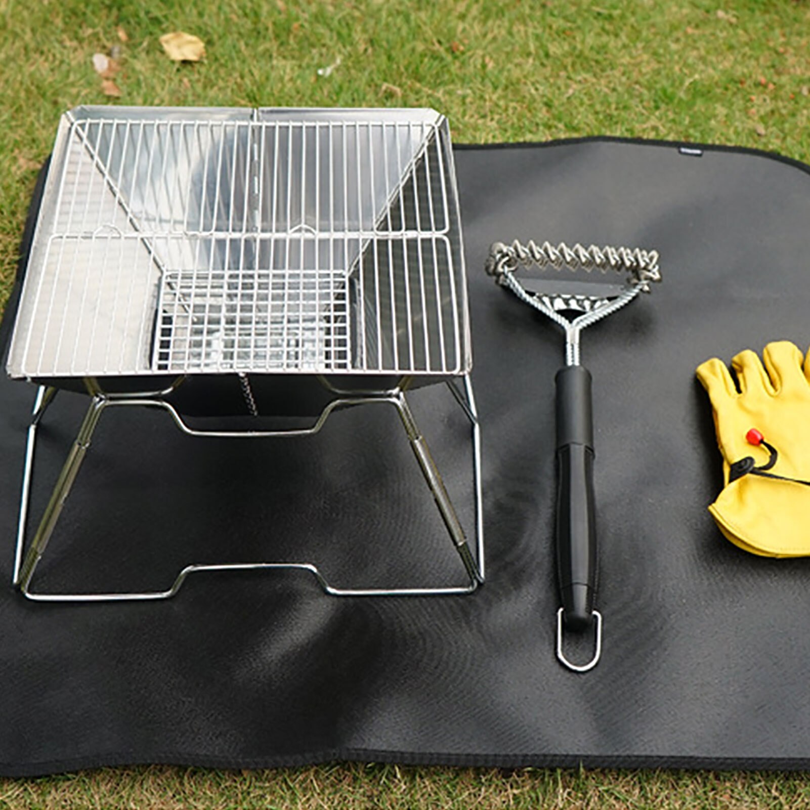 Camping Fireproof Heat Insulation Pad High Temperature Resistant Fire Blanket