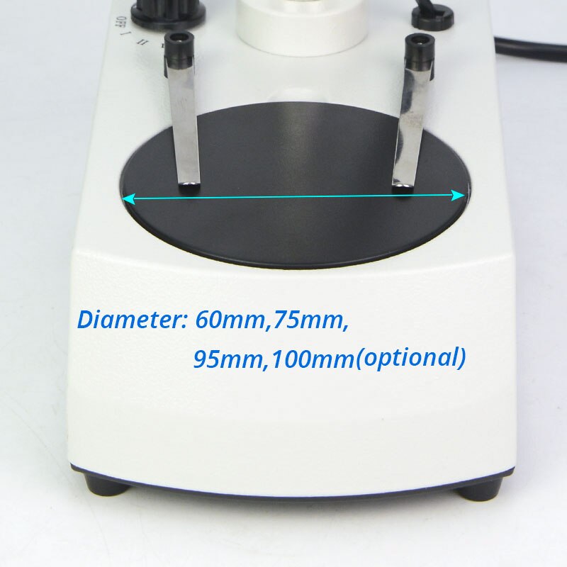 Stereo Microscoop Bodem Plastic Ronde Podium Plaat Zwart Wit Werken Board Diameter 60Mm 75Mm 95Mm 100Mm optionele
