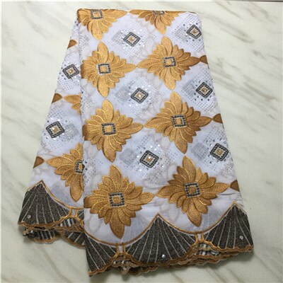 Tissus en dentelle suisse, tissus en coton africain, tissus en dentelle voile de suisse, broderie de , en suisse, style dubaï, 5yards: 3