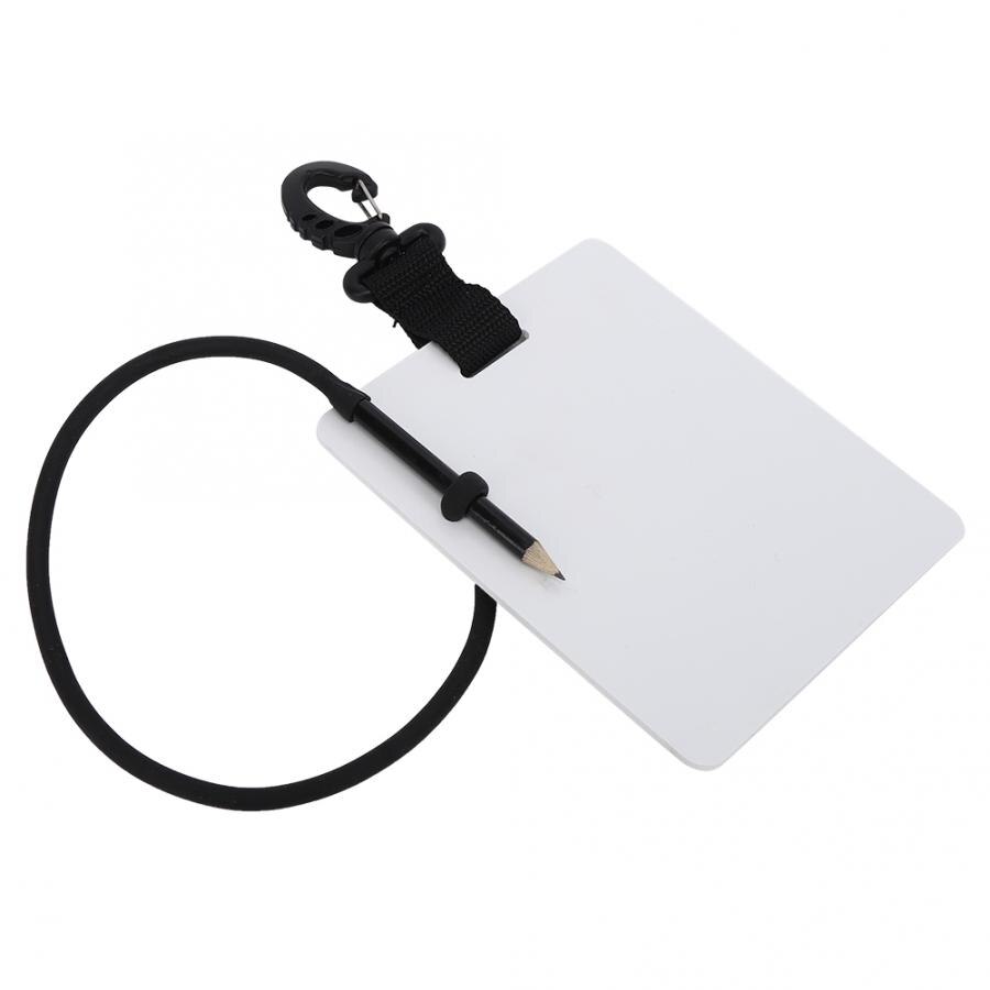 Practical Waterproof Wet Notes Notepad Underwater Notebook Writting Slate Handwriting Plate with Replaceable Pencil diving scuba