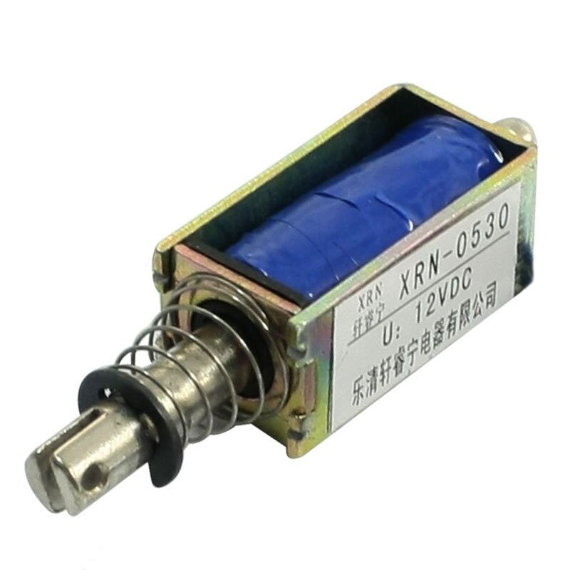 Solenoidi sähköinen magneettityyppi työntö / veto 10 mm dc 12 v 2.1 kg voima