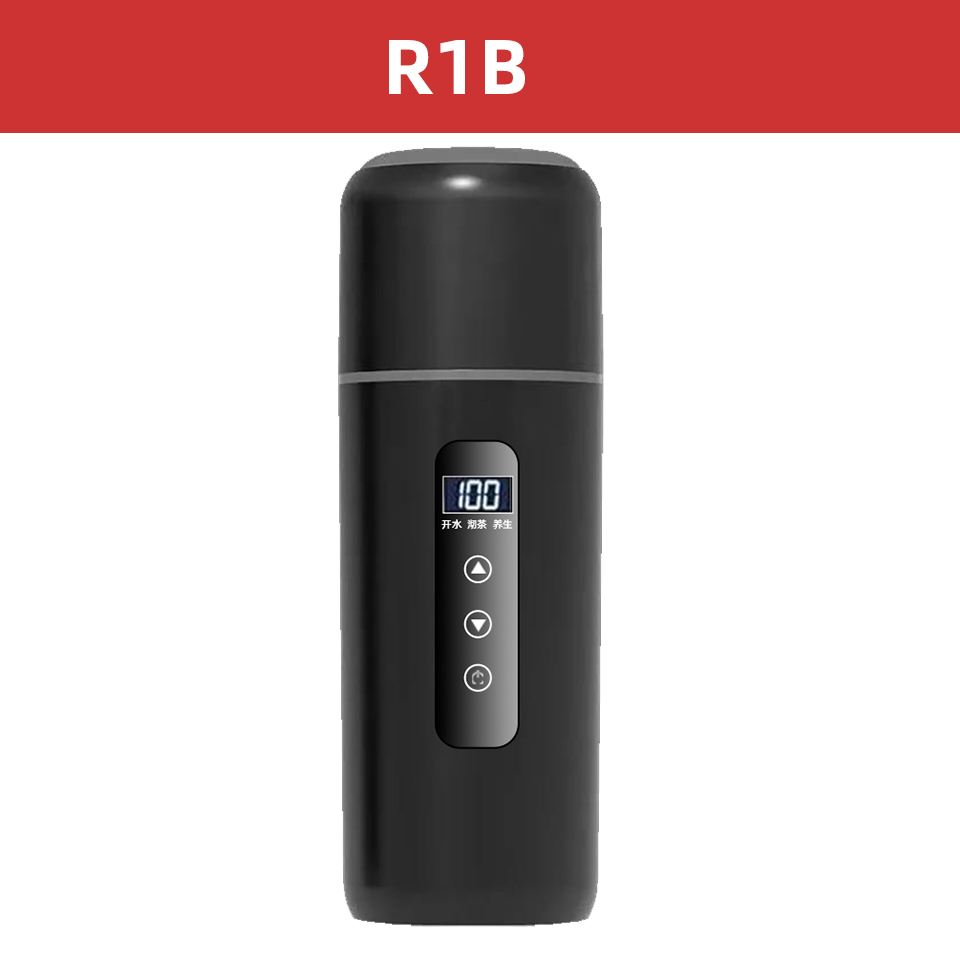 12V 24V Car Heating Cup 500Ml Electric Kettle Water Heater Boiling Mug Boiler Thermostatic Tumbler Termos Thermos Thermal Mug: Brown