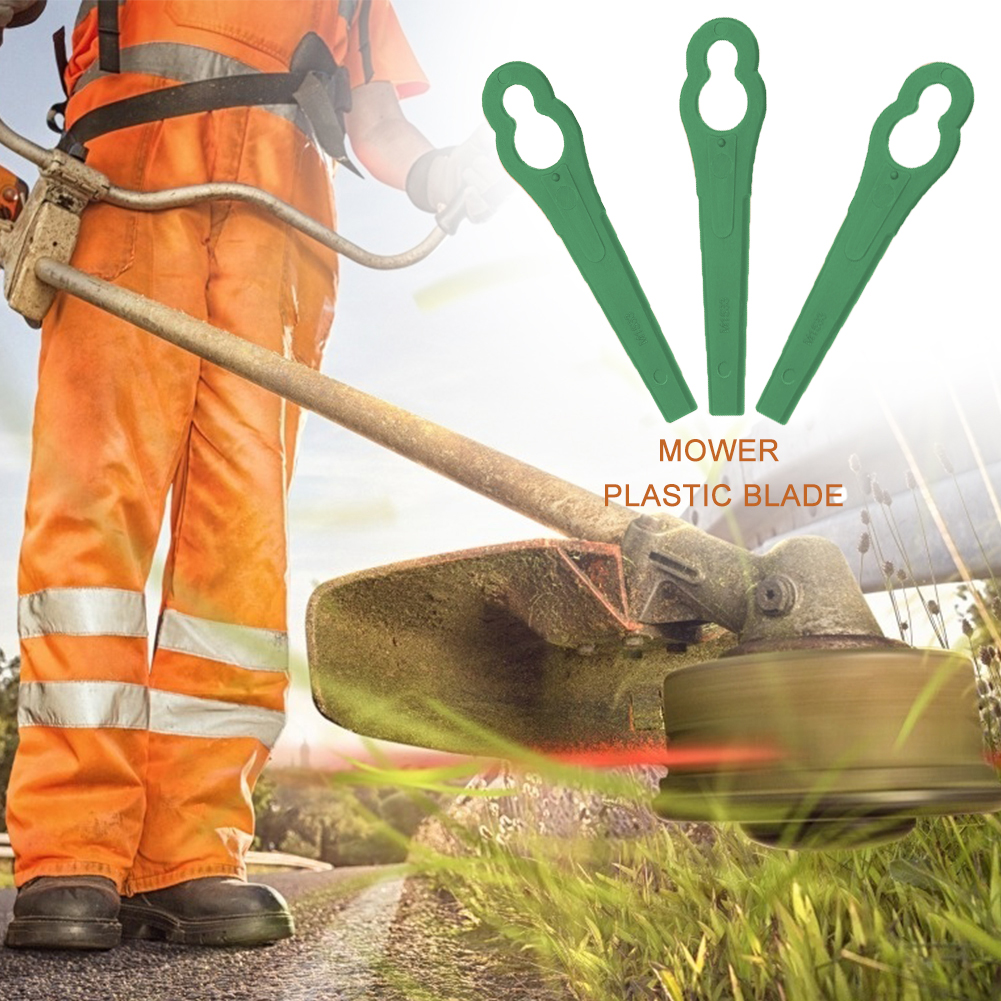 90-300 stuks plastic messen voor grastrimmer, vervangingsonderdelen voor de kop van een bosmaaier, messen 85mm voor ferrex aldi far 20-1 97699 2002706 fe220