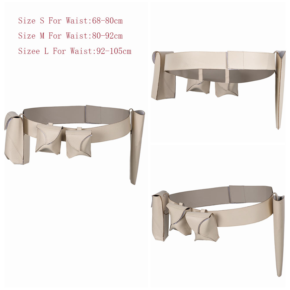 Waist Bag Accessories Padme Amidala Cosplay Waistbag Belt For Role Play Costume Women Girls Outfits Halloween Carnival Prop: M