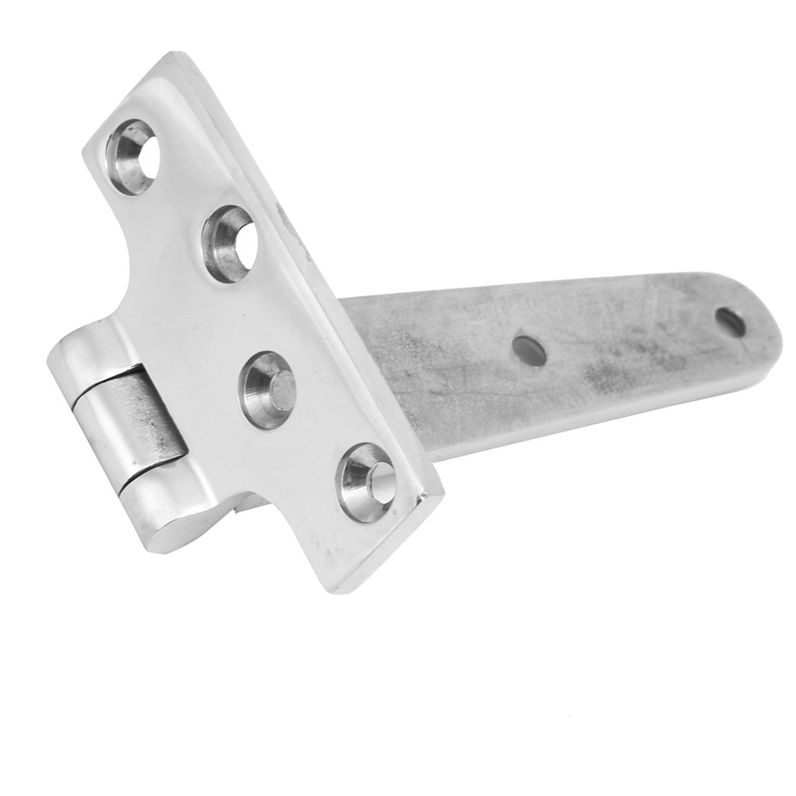 Dørhengsel t-type hengsel havn støthengsel fortykket rustfritt stål t-type hengsel hjem dør porttilbehør 151*75*4.5mm hengsler