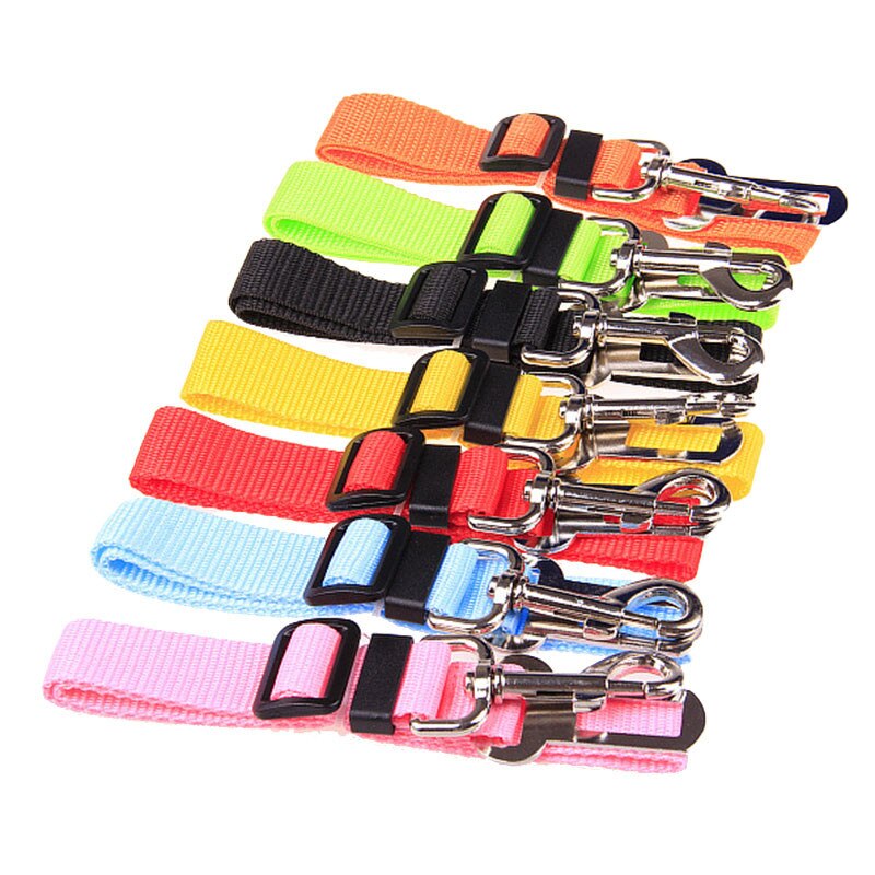 Hond Kat Autogordel Voor Hond Kat Huisdier Goederen Dieren Verstelbare Harnas Lead Leash Kleine Medium Reizen Clip franse Bulldog