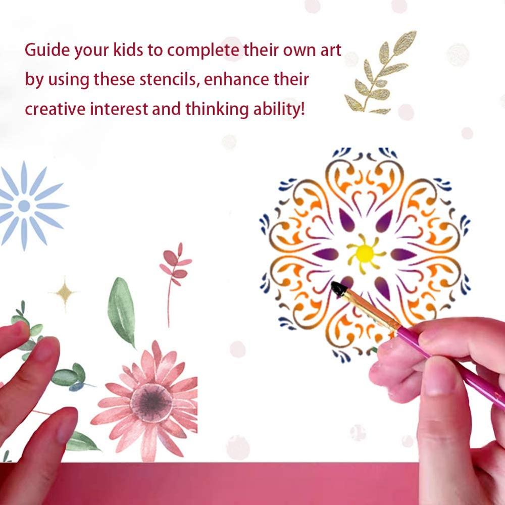 drawing Datura template DIY plastic wall painting spray painting template PET hollow painting template customization