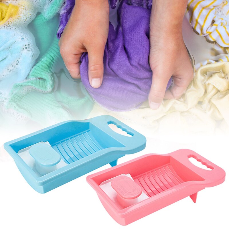Tragbare Mini Waschbrett Schnell Waschen Waschmaschine Kunststoff Wäsche Wanne für Waschen Socken Unterwäsche Haushalt Nicht-Unterhose Washtub
