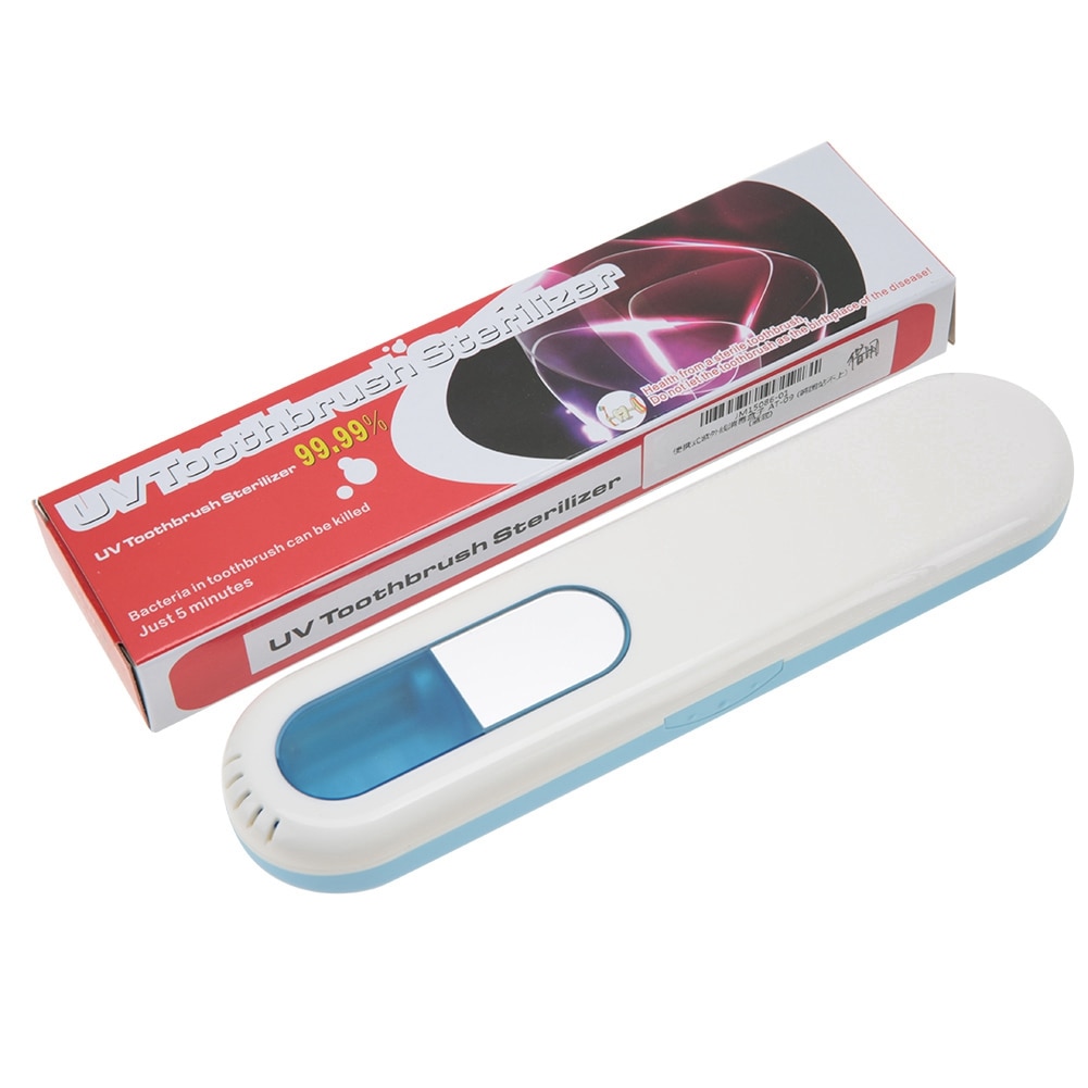 Caja esterilizadora de cepillo de dientes UV anticaída, cabezal de cepillo de dientes portátil, desinfectante, caja esterilizadora de cepillo de dientes