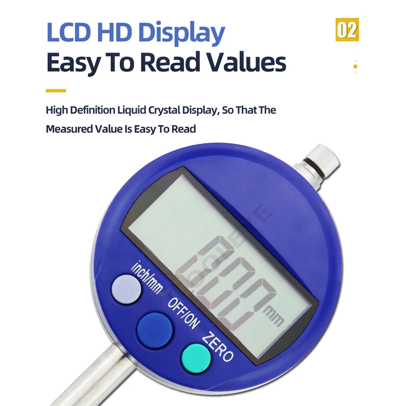 Digital Dial Indicator Magnetic Stand Base Dial Test Indicator Holder Bore Gauge Measurement Micrometer Measuring Probes Tools