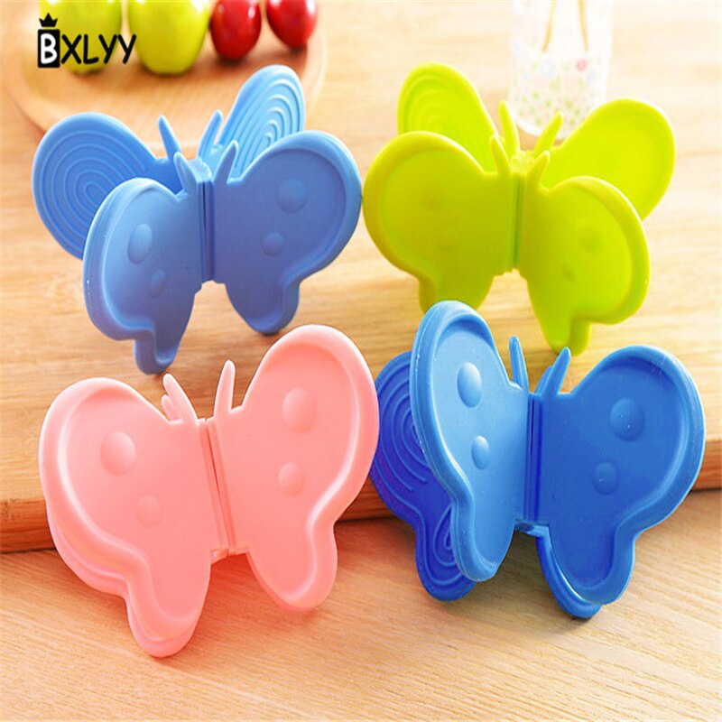 Butterfly Oven Insulation Gloves Form for Cooking Kitchen Accessories Bakeware Cooking Non-slip Gloves Silicone Forms.7