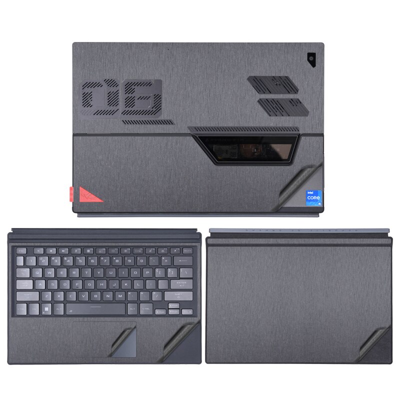 Protection Sticker for ASUS ROG Flow Z13 GZ301Z Ultra Slim Vinyl Decal for ASUS ROG Flow Z13 NoteBook PC Skin Color Optional: Brushed Grey