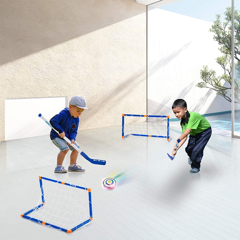 Indendørs hover airhockey sæt elektrisk ishockey affjedring hockey forældre-barn interaktivt puslespil sportsspil børns legetøj