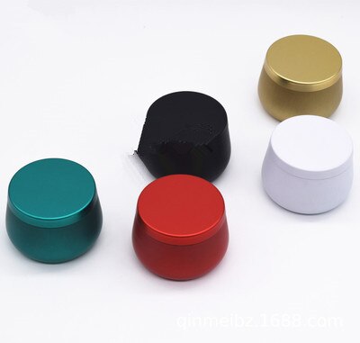 Tarros con tapa para velas, contenedores redondos vacíos de Metal, lata para derretir cera, Kit de fabricación de velas, almacenamiento DIY, 12 paquetes, 120ml, 4oz