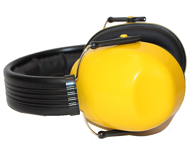Yellow Hearing Protection Ear Muffs Noise Reducer Ear Protector Sound Proof Comfortable to Wear Earmuff