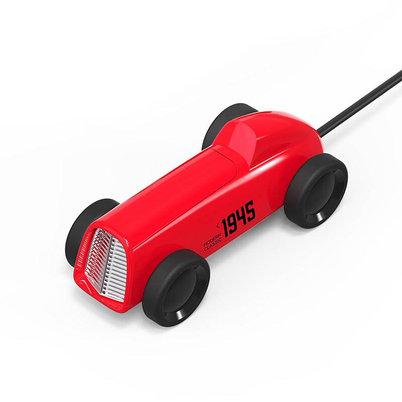 Divisor de cubo para coche Xiaomi Bcase, Vintage USB 2,0, adaptador expansor USB para teléfono/U Disk/ratón inalámbrico/carga USB: Rojo