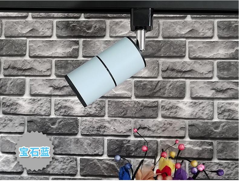 COB LED Spoor Licht Lamp 7W 12W AC85-265V Spoor Verlichtingsarmaturen Spots Plafond Lightsfor Winkel Mall Tentoonstelling gratis shipp: Blue / 12W Cold White