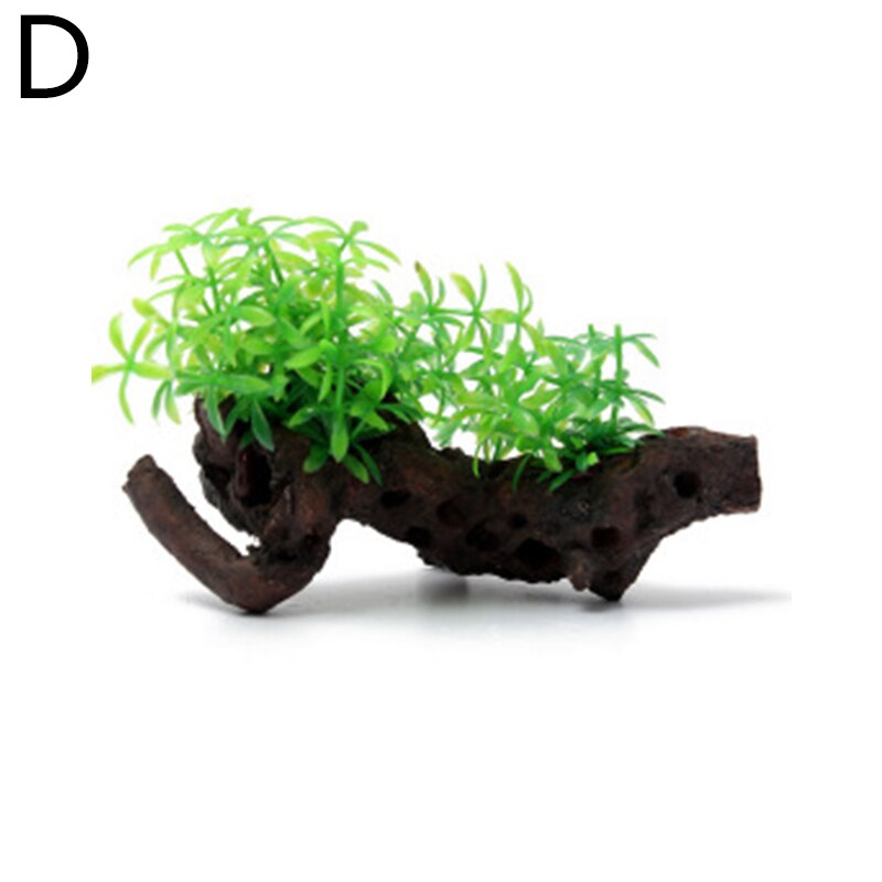 Plast planter gress akvarium kunstig fisketank grønn undervanns gress plante akvarium dekorasjon: D