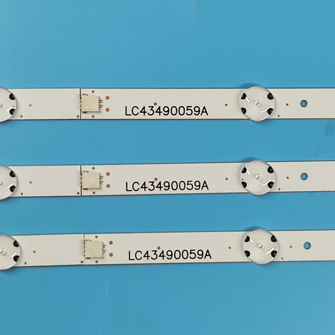 Tira de luces LED de retroiluminación, accesorio para LG 43UJ6300 43UJ6500 43UJ6560 43UJ651V 43UJ561V 43UJ701V 43UK6200 43UJ630V 43UJ635V 43LJ614V, 3 unids/set