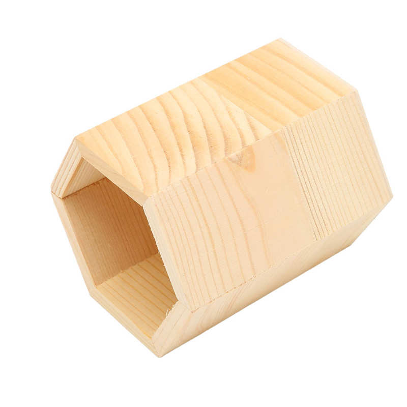 Makeup Brush Holder Wood Decorative Cosmetics Brush Storage Holder for Bathroom