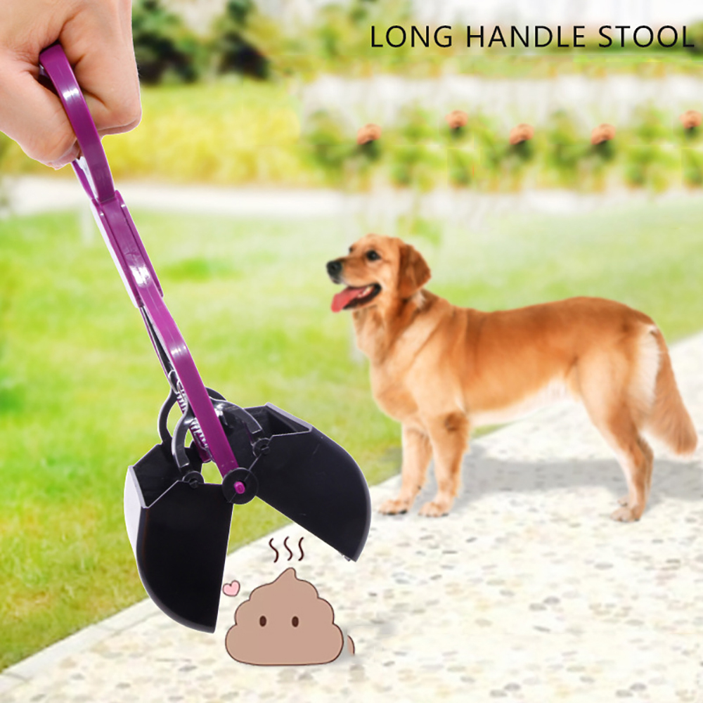 Ramasse-crottes pour chien, pelle à déjections canines, manche long, robuste, géante, pour déjections canines, outils de nettoyage sanitaire
